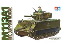 35107 Tamiya Американский БТР огневой поддержки М113А1 с одной фигурой (1:35)