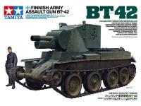 35318 Tamiya Финское штурмовое орудие БТ-42 с набором фототравления и 1 фигурой (1:35)