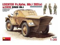 35082 MiniArt Бронеавтомобиль Leichter Pz.kpfw. 202(e) с экипажем (Динго Mk.I) (1:35)