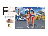 29103 Hasegawa Фигурки 90's Paddock Girls Figure (1:24)