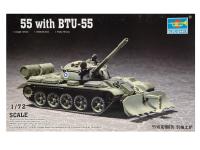 07284 Trumpeter Советский танк 55 с БТУ-55 (1:72)