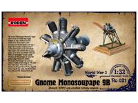 Rod621 Roden Двигатель Gnome Monosoupape 100 h.p. (1:32)