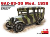 35149 MiniArt Советский автобус ГАЗ 03-30 обр. 1938 (1:35)