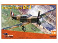 DW48035 Dora Wings Тренировочный самолет Percival Proctor Mk.I (1:48)