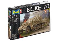 03195 Revell Немецкое самоходное зенитное орудие с прицепом Sd.Kfz. 7/1 (1:72)