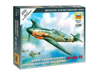 6116 Звезда Немецкий истребитель Мессершмитт BF-109F2 (1:144)