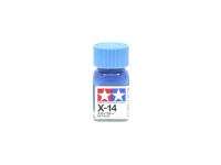 X-14 Sky Blue gloss, enamel paint 10 ml. (Небесный голубой, глянцевый) Tamiya 80014