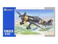 SH48078 Special Hobby Истребитель Fokker D.XXI 3.Sarja с двигетелем Mercury (1:48)