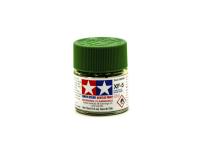 XF-5 Flat Green, acrylic paint mini 10 ml. (Зелёный матовый) Tamiya 81705