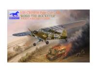 CB35018 Bronco Разведывательный самолет Piper Cub L4H с ПУ "Rosie The Rocketeer" (1:35)