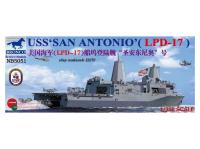 NB5051 Bronco Десантный корабль USS San Antonio (LPD-17) (1:350)