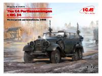 72473 ICM Немецкий автомобиль Тип G4 Partisanenwagen с MG34 (1:72)