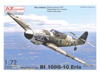 AZ7611 AZ Model Немецкий истребитель Messerschmitt Bf-109 G-10 Erla (1:72)