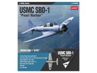 12331 Academy Пикирующий бомбардировщик USMC SBD-1 Dauntless "Pearl Harbor" (1:48)