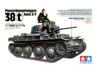 35369 Tamiya Немецкий танк Panzer 38(t) Ausf.E/F с фигурой танкиста (1:35)