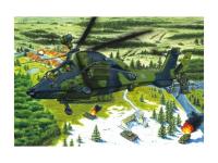 87214 HobbyBoss Ударный вертолёт Eurocopter EC-665 Tiger UHT (1:72)