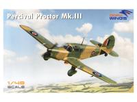 DW48006 Dora Wings Самолет радиосвязи Percival Proctor MK.III (1:48)