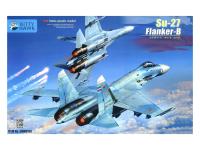 KH80163 Kitty Hawk Истребитель СУ-27 (Flanker-B) (1:48)