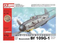 AZ7465 AZ Model Немецкий истребитель Messerschmitt Bf 109G-1 (1:72)