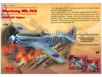 48155 ICM Истребитель MK.IVA Mustang ВВС Великобритании (1:48)