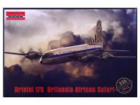 Rod326 Roden Британский турбовинтовой авиалайнер Bristol 175 Britannia African Safari (1:144)