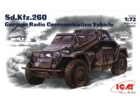 72431 ICM Sd.Kfz.260, германский бронеавтомобиль радиосвязи (1:72)