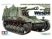 35200 Tamiya 105-мм гаубица на шасси Pz-II Sd.Kfz.124 Wespe 1943г. с 2 фигурами