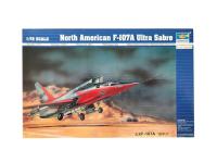 01605 Trumpeter Экспериментальный прототип F-107A Ultra Sabre (1:72)