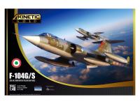 K48093 Kinetic Истребитель F-104G/S ASA/M Starfighter (итальянские ВВС) (1:48)