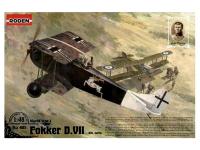 Rod421 Roden Легкий скоростной истребитель Fokker D.VII (1:48)