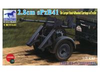 CB35141 Bronco Тяжелое противотанковое ружье 2.8cm sPzb41 на тележке (1:35)