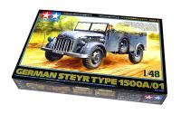 32549 Tamiya Немецкий автомобиль Steyr Type 1500A/01 с 1 фигурой (1:48)