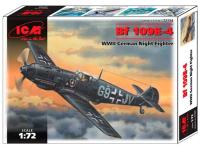 72134 ICM Bf 109E-4 WWII Немецкий Ночной Истребитель (1:72)