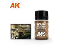 AK-300 AK-Interactive Эмалевая смывка Dark Yellow Wash (смывка для тёмно-желтого), 35 мл.