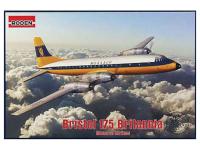 Rod323 Roden Британский турбовинтовой авиалайнер Bristol 175 Britannia Monarch Airlines (1:144)