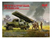 35596 ICM Боевая машина БМ-13-16 на шасси G7107 с советским расчетом (1:35)