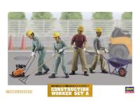 66003 Hasegawa Набор строителей "Construction worker SET A" (1:35)