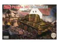 35A019 Amusing Hobby Немецкий лёгкий танк Pz.Kpfw 38D (1:35)