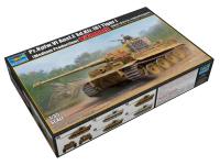 09539 Trumpeter Танк Pz.Kpfw.VI Ausf.E Sd.Kfz.181 Tiger I (средних выпусков) с циммеритом (1:35)