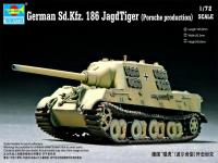 07273 Trumpeter Немецкая САУ Sd.Kfz.186 Jagdtiger (Porsche model) (1:72)