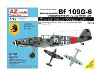 AZ7628 AZ Model Немецкий истребитель Messerschmitt Bf-109 G-6 (1:72)