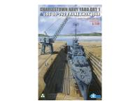 SP-7058 Takom Сухой док Charlestown 1 и эсминец USS DD-742 Frank Knox 1944 (1:700)