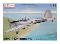 AZ7649 AZ Model Учебный самолёт DHC-1 Chipmunk "International” (1:72)