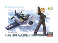 60138 Hasegawa Самолёт Egg plane TBF/TBM Avenger