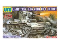 UM2-405 UMMT Легкий танк Т-26 с башней БТ-2 (1:72)