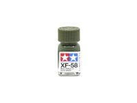 XF-58 Olive Green flat, enamel paint 10 ml. (Оливковый Зеленый матовый) Tamiya 80358