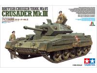 37025 Tamiya Английский танк Mk.IV Crusader Mk.III Cruiser с 2 фигурами (1:35)