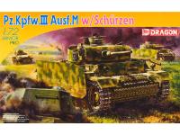 7323 Dragon Немецкий средний танк Pz.Kpfw. III Ausf.M w/SCHURZEN (1:72)