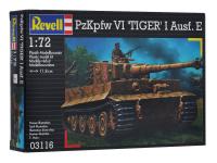 03116 Revell Немецкий тяжелый танк PzKpfw VI Tiger Ausf.E (1:72)