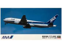 10704 Hasegawa Пассажирский самолет ANA B777-200 (1:200)